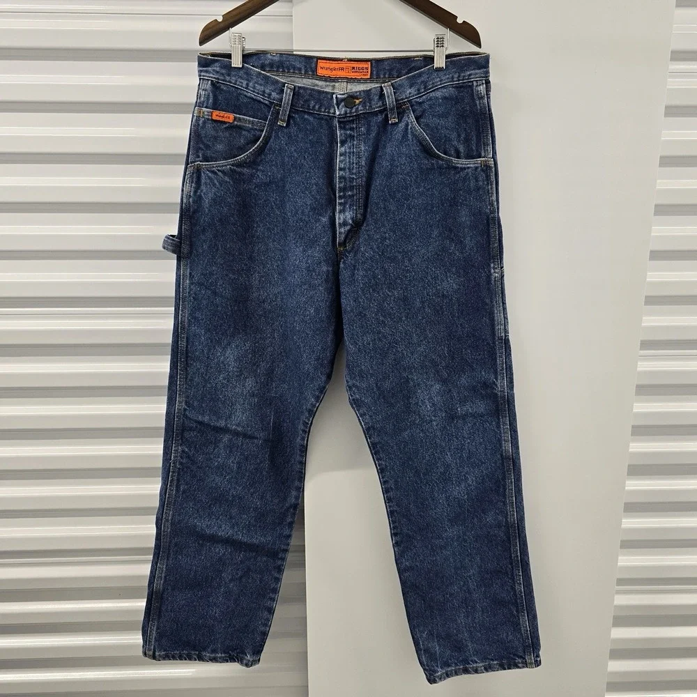 Wrangler FR Riggs Workwear Carpenter Jeans 36x31 HRC2 FR3W020 USA Made